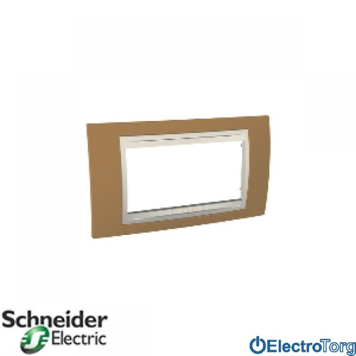 купить купить Рамка 4-модульная горизонтальная Unica Plus Schneider  