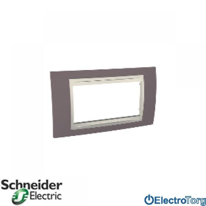 купить купить Рамка 4-модульная горизонтальная Unica Plus Schneider  