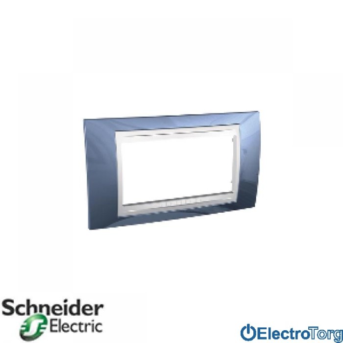 купить купить Рамка 4-модульная горизонтальная Unica Plus Schneider  