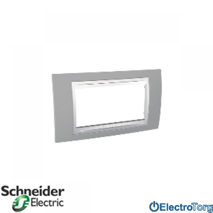 купить купить Рамка 4-модульная горизонтальная Unica Plus Schneider  