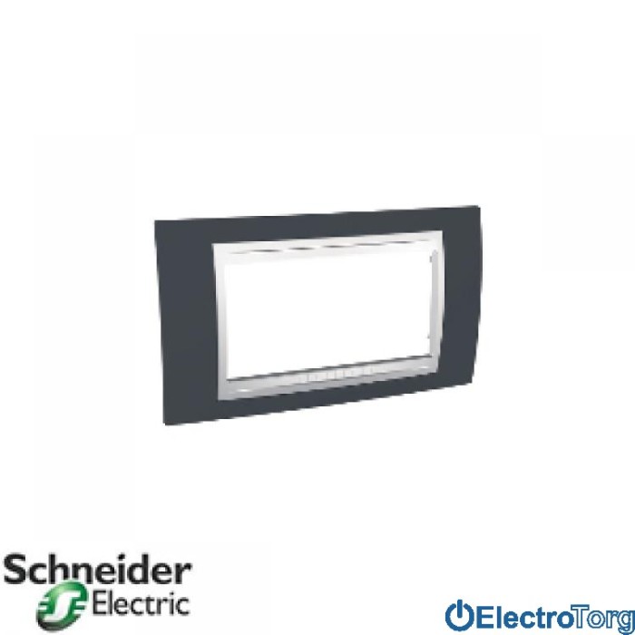 купить купить Рамка 4-модульная горизонтальная Unica Plus Schneider  