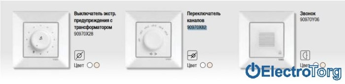 купить купить VI KO MERIDIAN БЕЛЫЙ Переключатель выбора каналов  