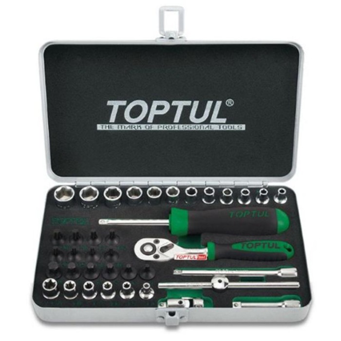 купить купить Профессиональный набор инструмента TOPTUL 1/4&quot; 38ед. GCAD3801  