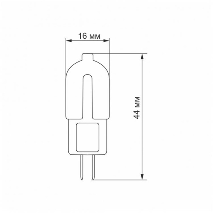 купить купить LED лампа G4e 12V 2W G4 4100K 12V VIDEX  