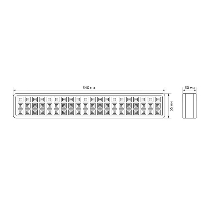 купить купить LED світильник аварійний TITANUM 60 LED 6500K  