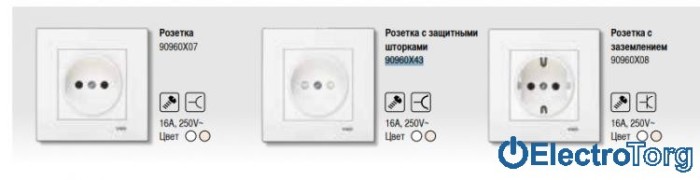 купить купить VI KO KARRE Розетка с шторками  