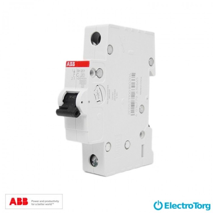 купить купить Автоматический выключатель S 201-С50/1полюс 50А ABB  