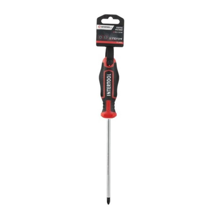 купить купить Отвертка крестовая PH2*150 мм, S2, STORM INTERTOOL VT-3422  