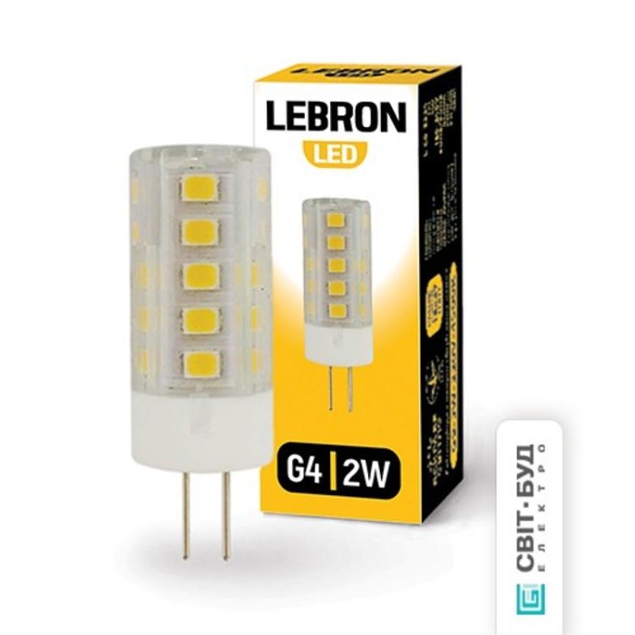 купить купить LED лампа L-G4, 3W, G4, 4500K, 280Lm, угол 360° Lebron  