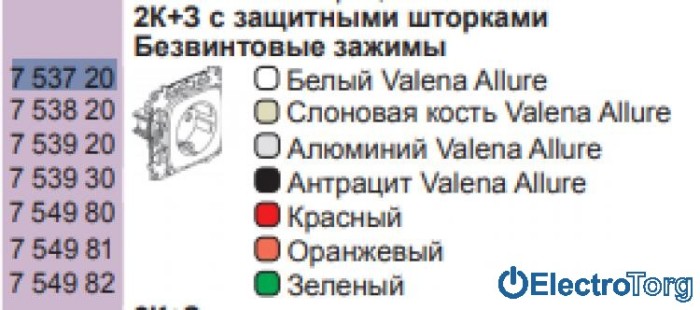 купить купить Механизм розетки с заземлением и защитными шторками 16AX автоматические клеммы белый Valena ALLURE Legrand  