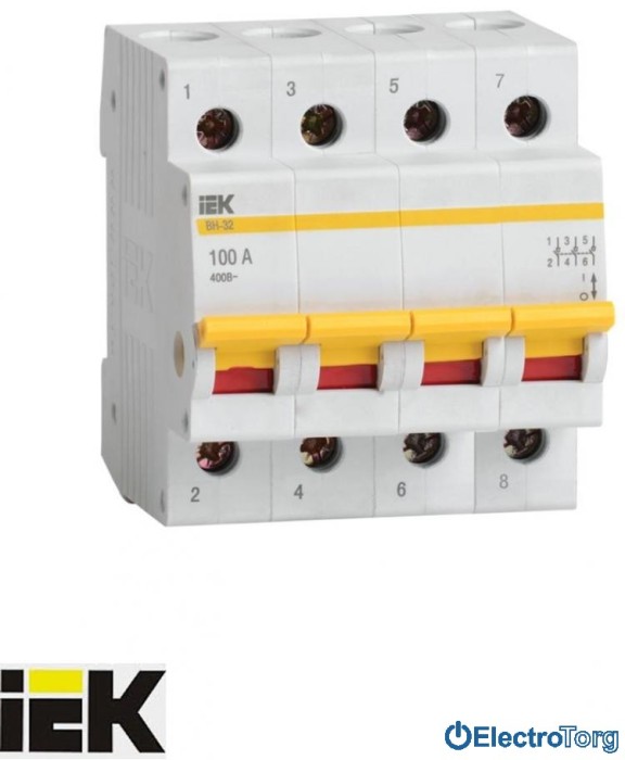 купить купить Выключатель нагрузки BH-32 4P 40A ИЭК (ІЕК)  