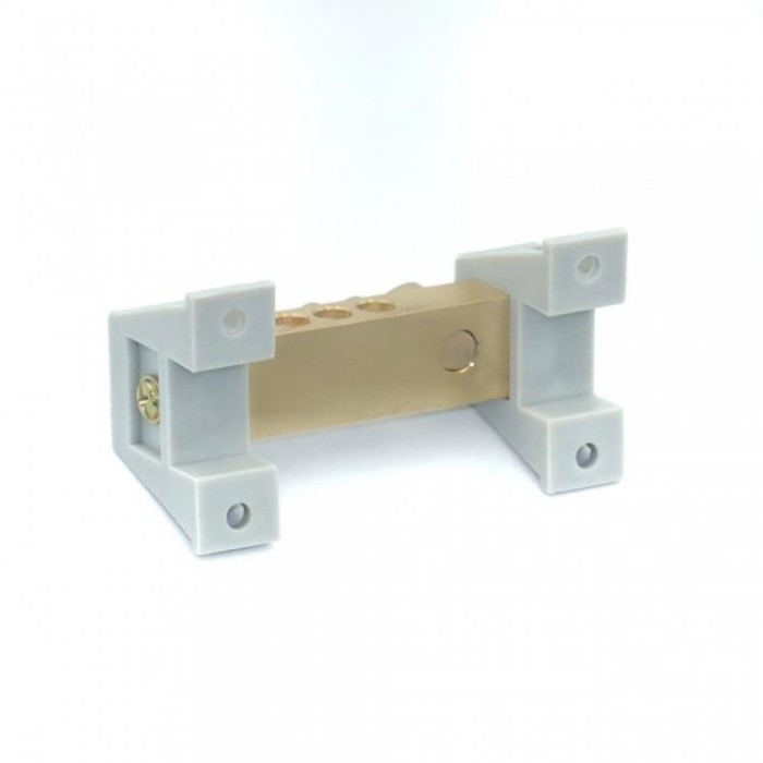 Шина нульова дворядна на ізоляторі THC 12х18/4 сіра TAKEL