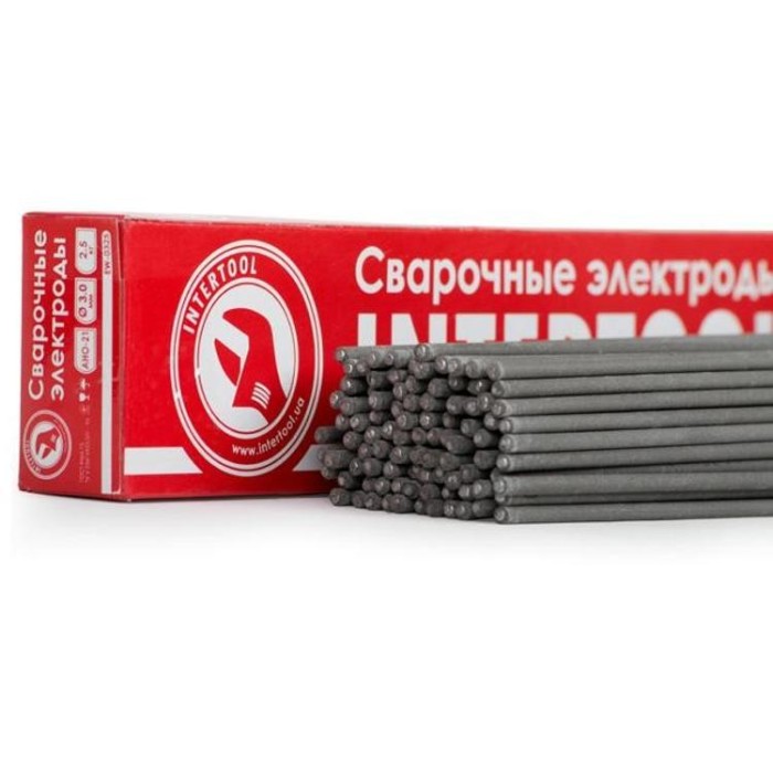 купить купить Электроды сварочные, Ø 3 мм, уп. 2,5 кг. INTERTOOL EW-0325  