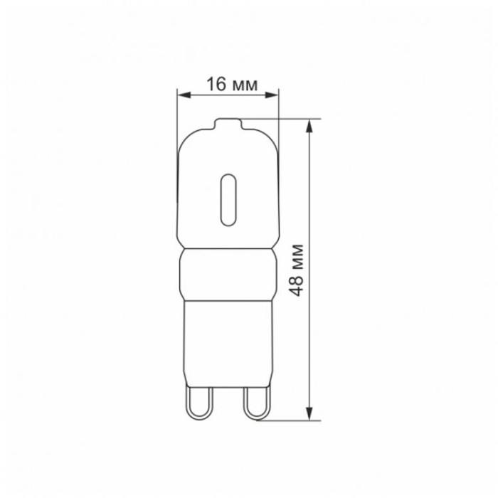 купить купить LED лампа G9e 2.5W G9 4100K VIDEX  