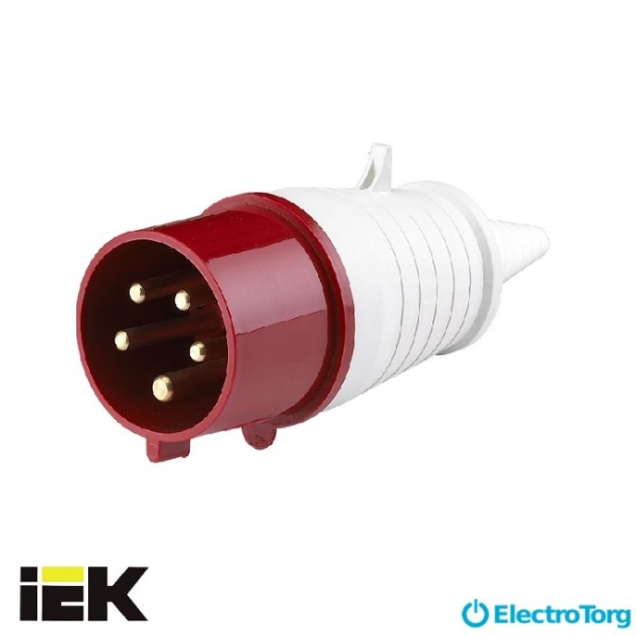 купить купить Вилка 045 3Р+PЕ+N 125А 380В IP54 ИЭК(IEK)  