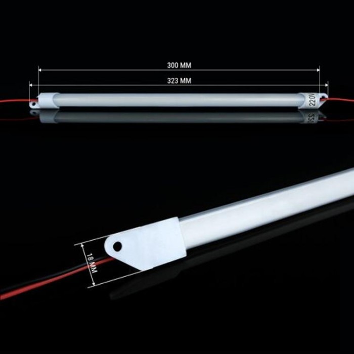 купить купить Светодиодная линейка OEM LB-030-5-4-220 5Вт 4500К 300mm AC 220 IP20 матовая, Biom  