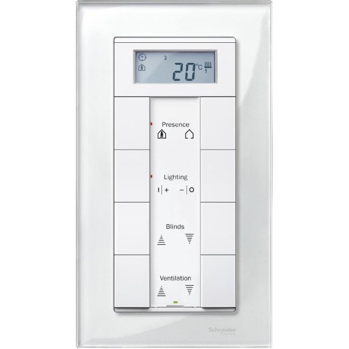 купить купить Рамка 2-м б/п стекло белый бриллиант M-ELEGANCE Schneider Electric (Шнайдер Электрик)  