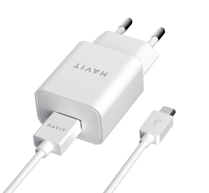 купить купить Зарядний пристрій HAVIT HV-ST111 USB з кабелем Micro USB  