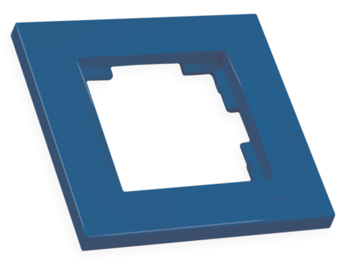 Рамка одномісна RITA, Mutlusan, синій, (2220 800 1109)