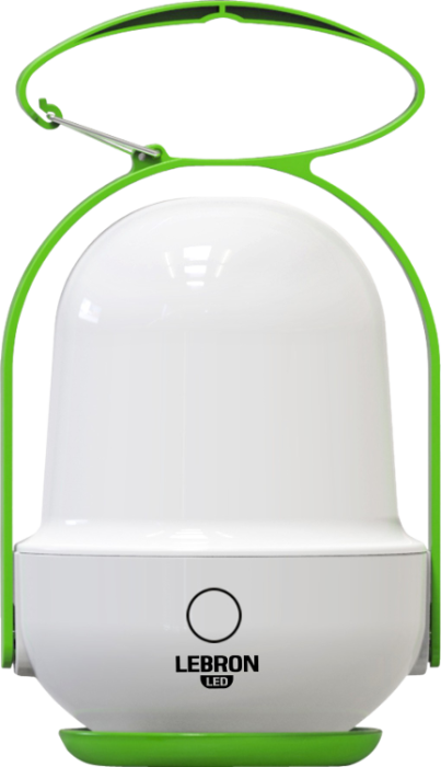 LED ліхтар кемпінговий акумуляторний LEBRON L-HL-615, ABS, 3W, 2400mAh Li-Ion, USB