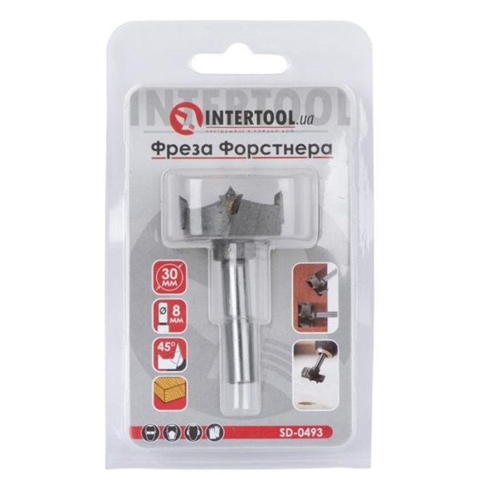 купить купить Сверло Форстнера 30 мм INTERTOOL SD-0493  