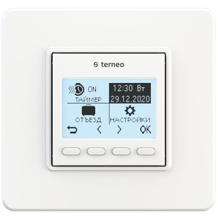 купить купить Терморегулятор теп.пол Terneo PRO, 24/7, 16А, підлога 5..60 &deg;С, повітря 5&hellip;35 &deg;С  