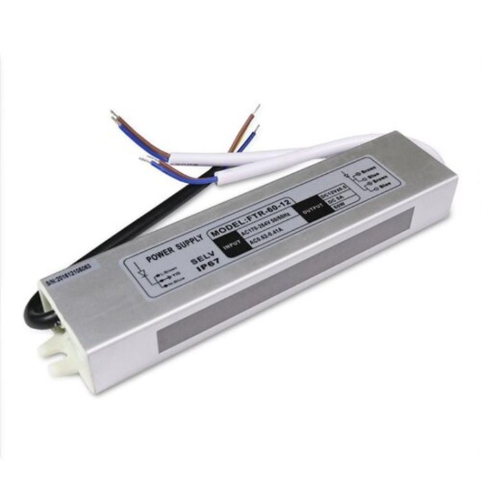 купить купить Блок питания OEM DC12 60W 5А FTR-60-12 WP герметичный  