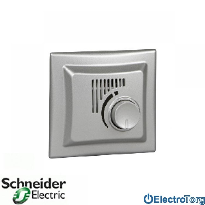 Термостат с режимом охлаждения 10А алюминиевый Sedna Schneider Electric (Шнайдер Электрик)