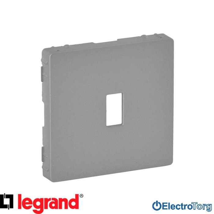 купить купить Лицевая панель USB розетки алюминиевая Valena LIFE Legrand  