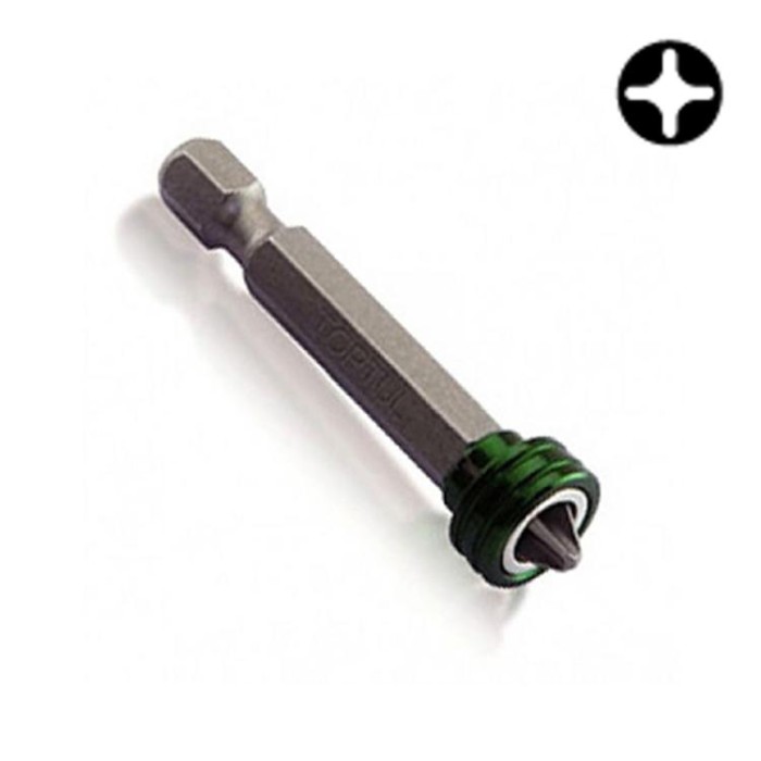 купить купить Бита магнитная TOPTUL 1/4&quot; 50мм PH2 под шуруповерт Quick Change FQBB0802  