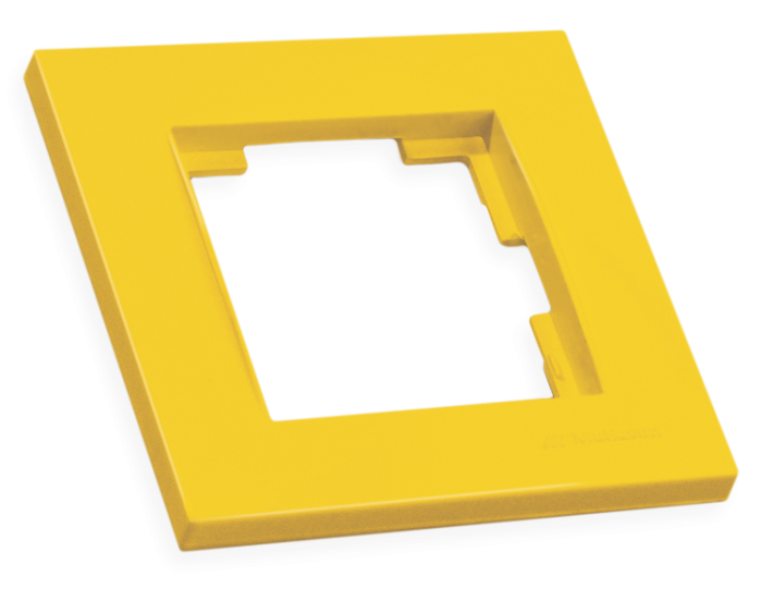 Рамка одномісна RITA, Mutlusan, жовтий, (2220 800 1108)