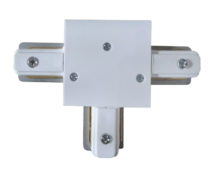 З'єднувач вбудованого шинопроводу VELMAX V-TC-R, Т-подібний, білий