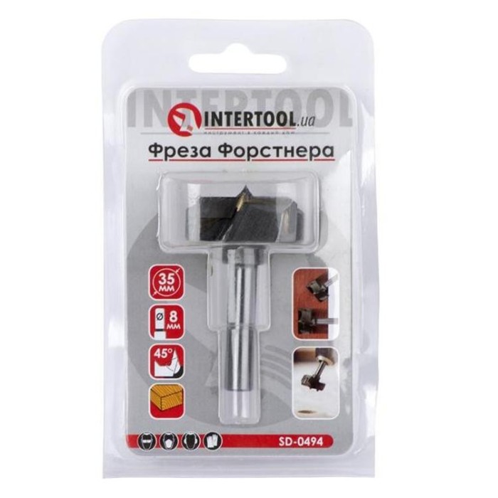 купить купить Сверло Форстнера 35 мм. INTERTOOL SD-0494  