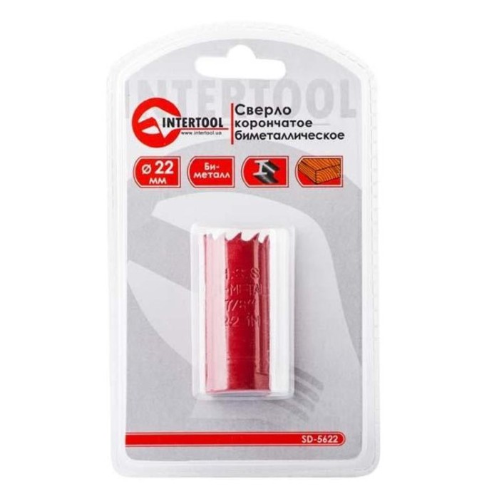 купить купить Коронка по металлу биметаллическая 22 мм INTERTOOL SD-5622  