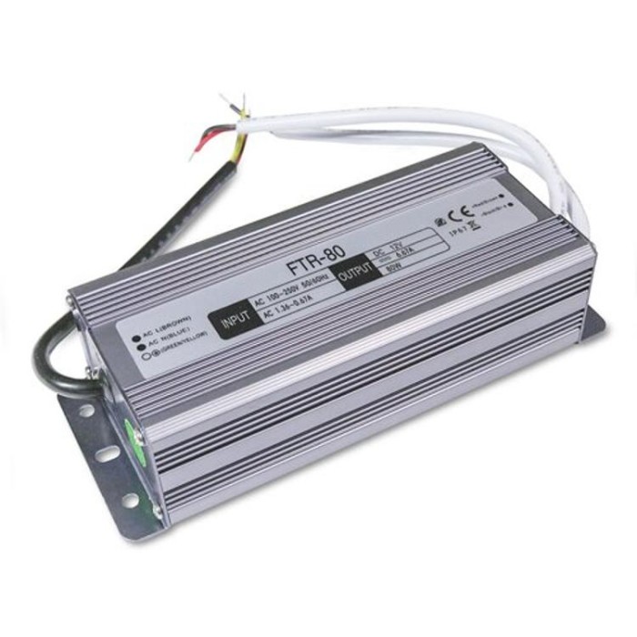 купить купить Блок питания OEM DC12 80W 6.67А FTR-80-12 WP герметичный  