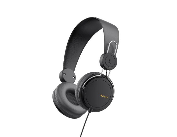 купить купить Навушники дротові накладні HAVIT HV-H2198D Black з мікрофоном  