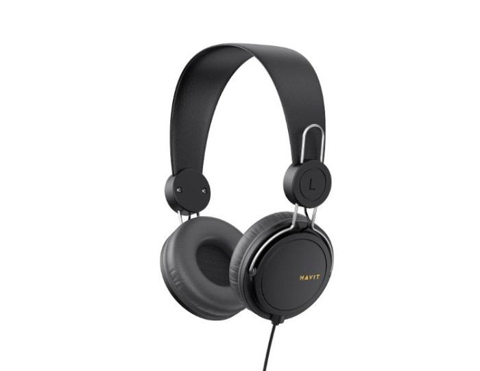 купить купить Навушники дротові накладні HAVIT HV-H2198D Black з мікрофоном  