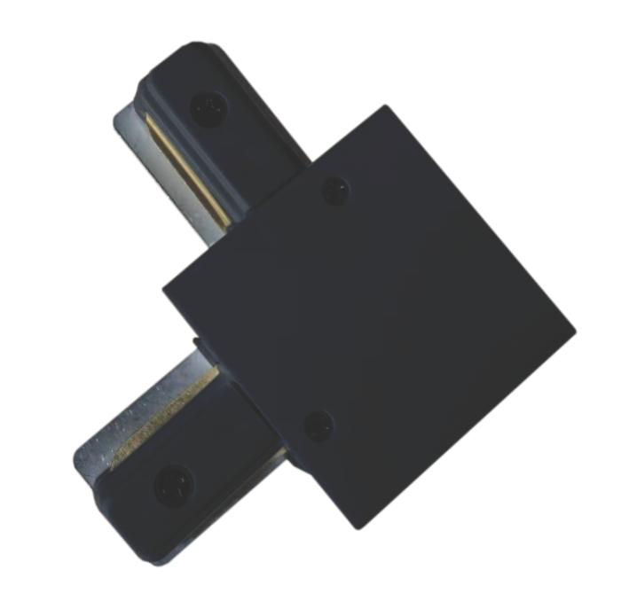 З'єднувач вбудованого шинопроводу VELMAX V-LC-R, Г-подібний, чорний