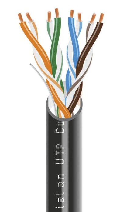 Кабель Dialan UTP Сat.5E 4PR CU 0.48 PE зовніш. (1м)