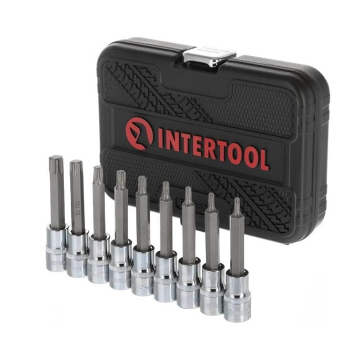 купить купить Набор бит TORX 1/2&quot;T20-T60, 100мм, S2, STORM INTERTOOL ET-8401  