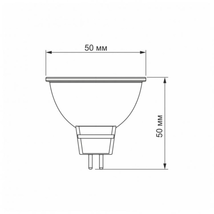 купить купить LED лампа MR16e 6W GU5.3 4100K VIDEX  