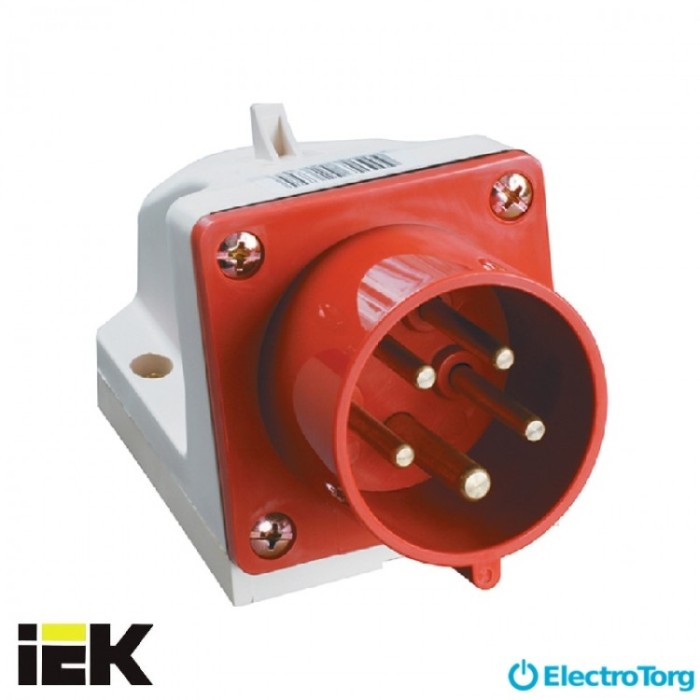 купить купить Вилка 515 стац.3р+PЕ+N 16А 380В IP 44 ИЭК(IEK)  