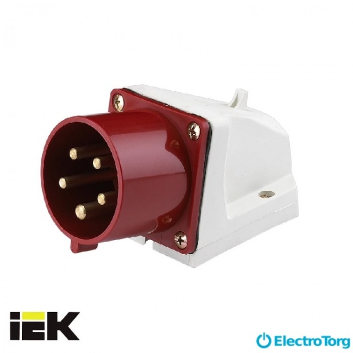 купить купить Вилка 515 стац.3р+PЕ+N 16А 380В IP 44 ИЭК(IEK)  