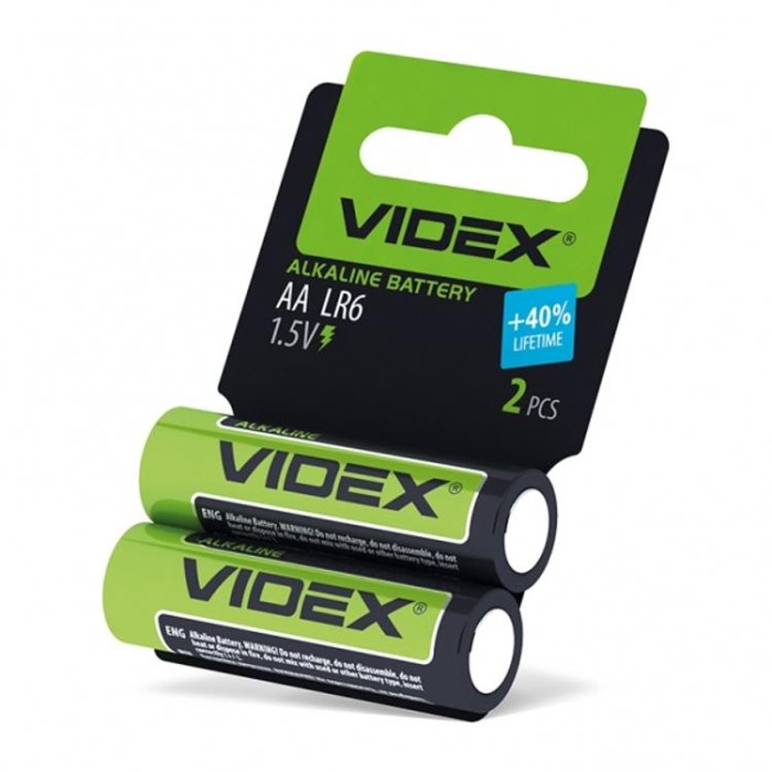 купить купить Батарейка лужна Videx LR6/AA 2шт SHRINK CARD  