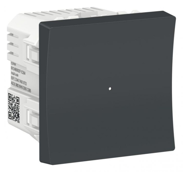 купить купить Wiser диммер кнопочный для LED ламп антрацит Unica New Schneider Electric (Шнайдер Электрик)  