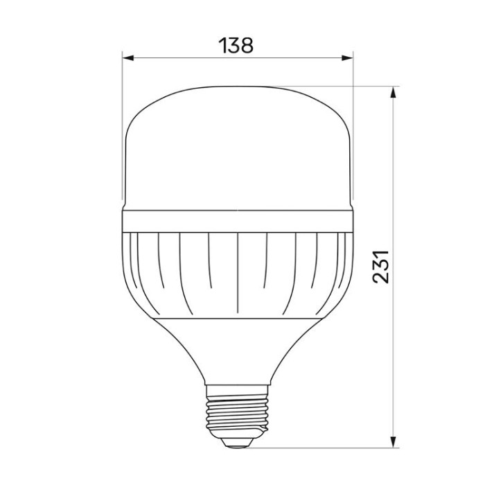 купить купить LED лампа TITANUM A138 50W E27 6500К  