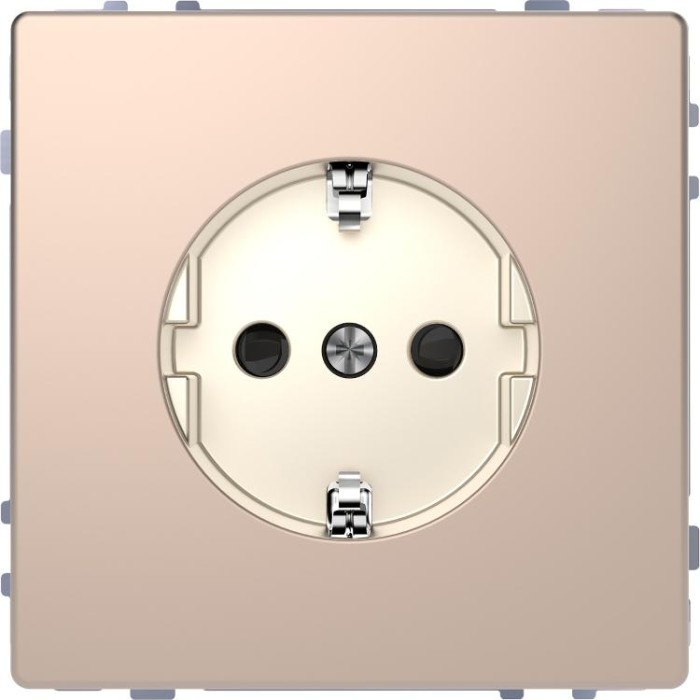 купить купить Розетка 16А с з/к шторки винт. зажим шампань Merten D-Life Schneider Electric (Шнайдер Электрик)  