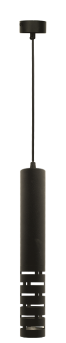 Світильник VELMAX V-TPL, max 35W, GU10, 220V, O55*350, чорний