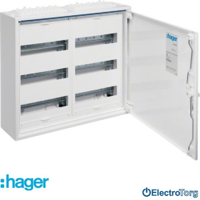 купить купить Щит Univers IP44/II 500x550x161мм 72 мод. (2x36) Hager (Хагер)  