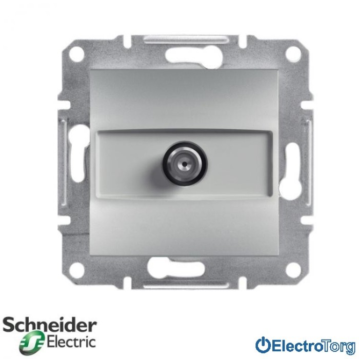 купить купить Розетка SAT оконечная (1 dB) алюминий Asfora Schneider Electric (Шнайдер Электрик)  